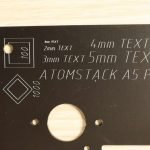 Atomstack A5 Pro Engraving anodized aluminium