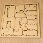 laser cut wooden puzzle