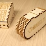 laser cut wooden box made with box generator