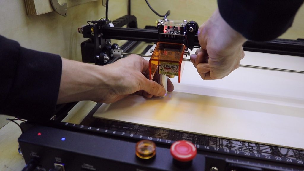 ortur laser master 2 pro focusing