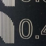 Ortur Aufero 1 Anodized aluminium test pattern
