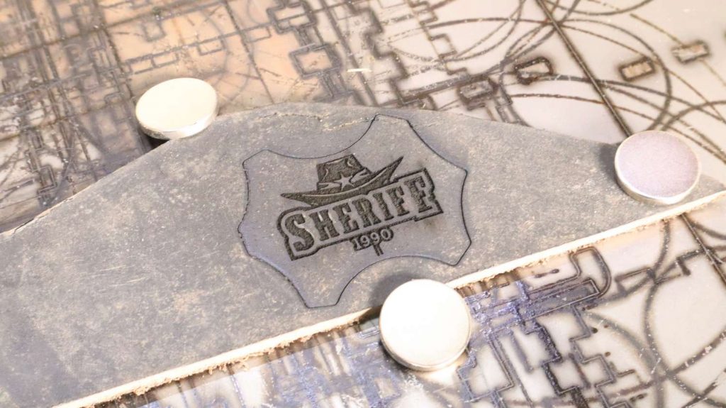 laser engraving leather