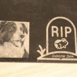 laser engraving granite stone