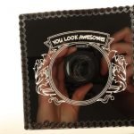 laser engraving mirror