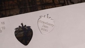 making stickers with laser engraver