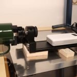 Engraving the ceramic cup with a handle with XTool RA2 rotary chuck attachmnet