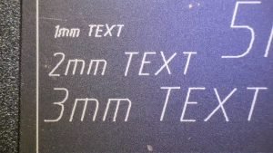 Engraving a very small text with the xTool D1 Pro 20W