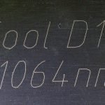 xTool D1 Pro 1064nm infrared laser module engravings under a microscope