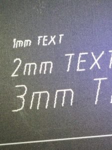 Sculpfun S30 Pro Max small text engraving performance