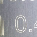 Gweike Cloud Pro anodized aluminum engraving test pattern interval test