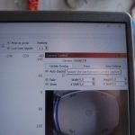 Gweike Cloud Pro camera overlay in Lightburn software