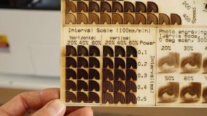 Gweike Cloud Pro plywood interval test pattern