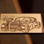 ComMarker B4 deep engraving in brass