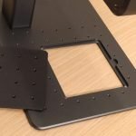 Removable bottom plate on the Enjoywood M4 fiber laser engraver