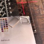 Cutting 0.1mm thick titanium with xTool D1 Pro 40W laser module