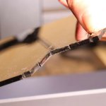 3mm Black acrylic cutting test results of the xTool D1 Pro 40W laser module