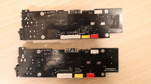 New vs old xTool D1 Pro control PCB