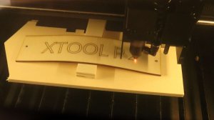 xTool P2 laser cutter curved surface engraving