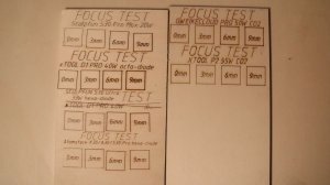 xTool P2 vs Gweike Cloud Pro vs sculpfun vs atomstack focus distance test