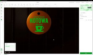 xTool Creative space using near field camera of the xTool P2 laser cutter