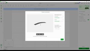 curved surface measuring in xtool creative space software