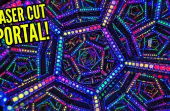 Bending Light And Your Brain! DIY Infinity Dodecahedron (Using a Laser Cutter)