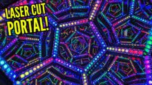 Bending Light And Your Brain! DIY Infinity Dodecahedron (Using a Laser Cutter)